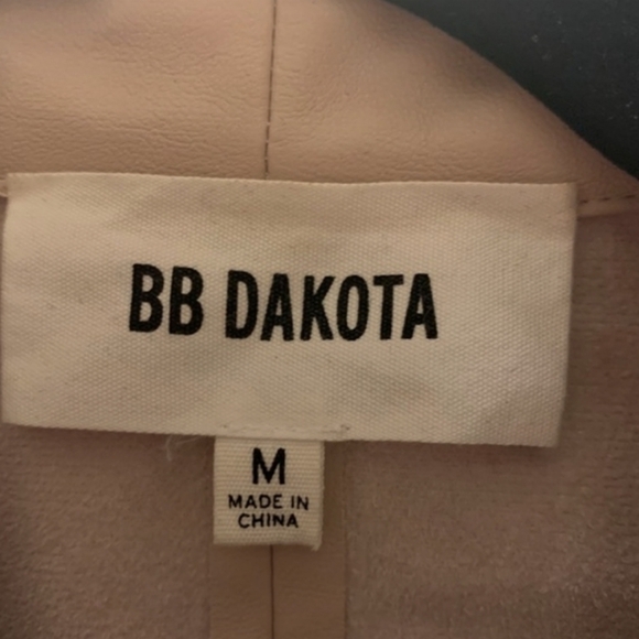 BB Dakota Crop Vegan Leather Jacket - Picture 6 of 7